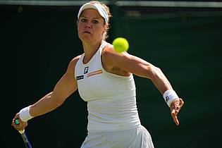 Alastair Grant/AP/dpa | Laura Siegemund erreicht erstmals das Achtelfinale in Wimbledon.