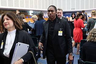 Antonin Utz/AP/dpa | Die frühere Läuferin Caster Semenya führt seit Jahren einen langwierigen Rechtsstreit.