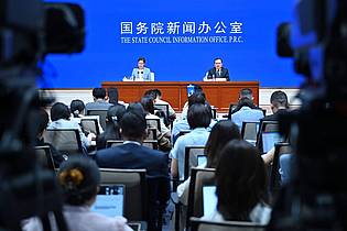 Johannes Neudecker/dpa | Chinas Statistiker rechnen mit wirtschaftlicher Stabilität im zweiten Halbjahr. 