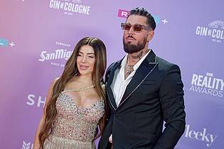 Henning Kaiser/dpa | Die Reality Stars Leyla Lahouar (l) und Mike Heiter (r) gaben sich das Ja-Wort. (Archivfoto)