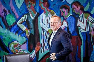 Kay Nietfeld/dpa | Boris Pistorius (SPD), Bundesminister der Verteidigung