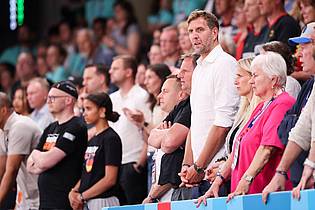 Christian Charisius/dpa | Dirk Nowitzki verbrachte seinen Geburtstag beim Basketball.