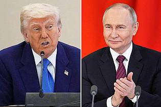 Brandon/Bednyakov/AP/dpa | Kritiker werfen Trump zu viel Nähe und zu weniger Druck auf Putin vor. (Archivbild)