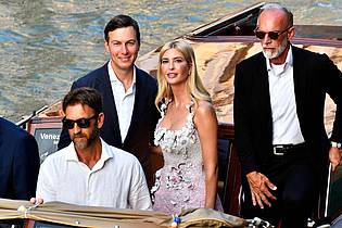Luigi Costantini/AP/dpa | US-Präsidententochter Ivanka Trump und ihr Ehemann Jared Kushner (links).