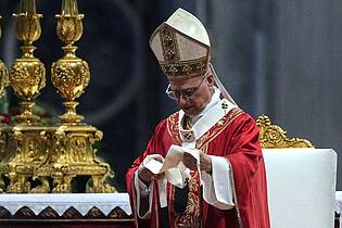 Andrew Medichini/AP/dpa | Papst Leo XIV. wird in Castel Gandolfo auch mehrere Messen lesen.