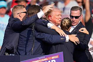 Gene J. Puskar/AP/dpa | Donald Trump in Butler. (Archivfoto)