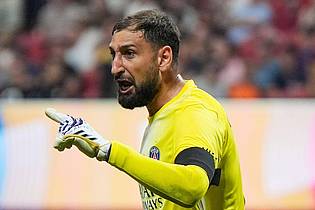 Mike Stewart/AP/dpa | PSG-Torwart Gianluigi Donnarumma beim Spiel gegen den FC Bayern in Atlanta.