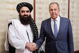 ---/Russian Foreign Ministry Press Service via AP/dpa | Russlands Außenminister Lawrow