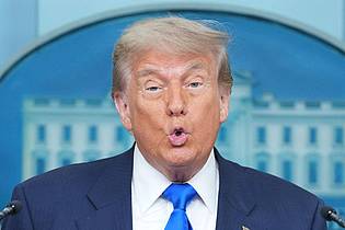 Jacquelyn Martin/AP/dpa | US-Präsident Trump hofft weiter auf eine Waffenruhe in Gaza. 