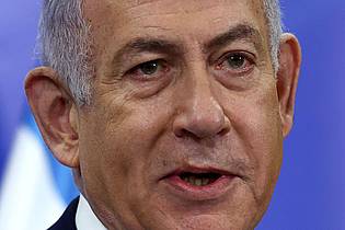 Evelyn Hockstein/Pool Reuters/dpa | Israels Premier Netanjahu schickt eine Verhandlungsdelegation nach Katar. (Archivbild)