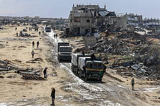Abed Rahim Khatib/dpa | Kann Druck auf Israel dazu beitragen, dass die Zivilbevölkerung im Gazastreifen mehr Hilfe bekommt? (Archivbild)