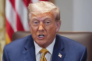 Evan Vucci/AP/dpa | Trump sei enttäuscht von Russland, berichtet der US-Sender NBC