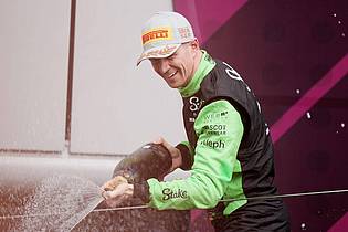 Bradley Collyer/PA Wire/dpa | Für Nico Hülkenberg endet im 239. Rennen die Zeit ohne Podiumsplatz in der Formel 1.