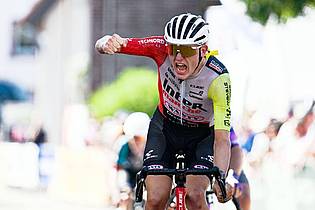 Uwe Anspach/dpa | Georg Zimmermann fährt als deutscher Meister zur Tour de France.