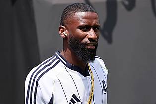 David Klein/CSM via ZUMA Press Wire/dpa | Antonio Rüdiger kämpft mit Real Madrid um den Einzug ins Finale.