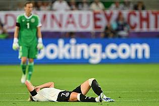 Sebastian Gollnow/dpa | Am Boden: Giulia Gwinn.