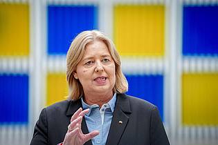 Kay Nietfeld/dpa | «Ich bin für alles offen», sagte die Bundessozialministerin mit Blick auf die Rente. 