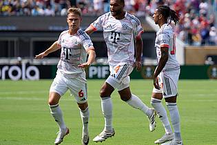 Sven Hoppe/dpa | Joshua Kimmich und Jonathan Tah machen ihre USA-Erfahrungen. 