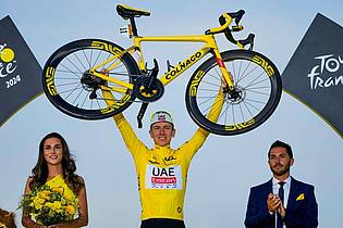 Jerome Delay/AP/dpa | Holt Tadej Pogacar dieses Jahr seinen vierten Tour-Sieg?