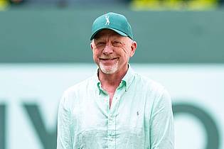 David Inderlied/dpa | Boris Becker bei seinem Besuch in Halle/Westfalen