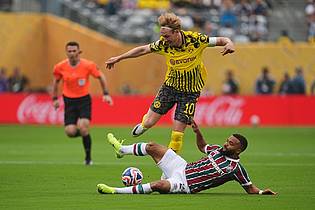 Seth Wenig/AP/dpa | Fluminense Rio de Janeiro war für Borussia Dortmund ein harter Auftaktgegner.